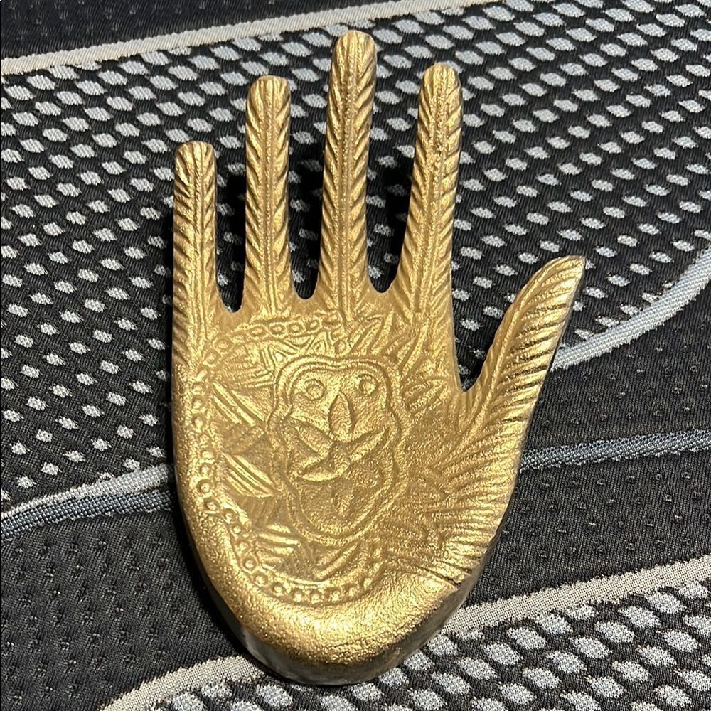 Hand-Shaped Decorative Piece